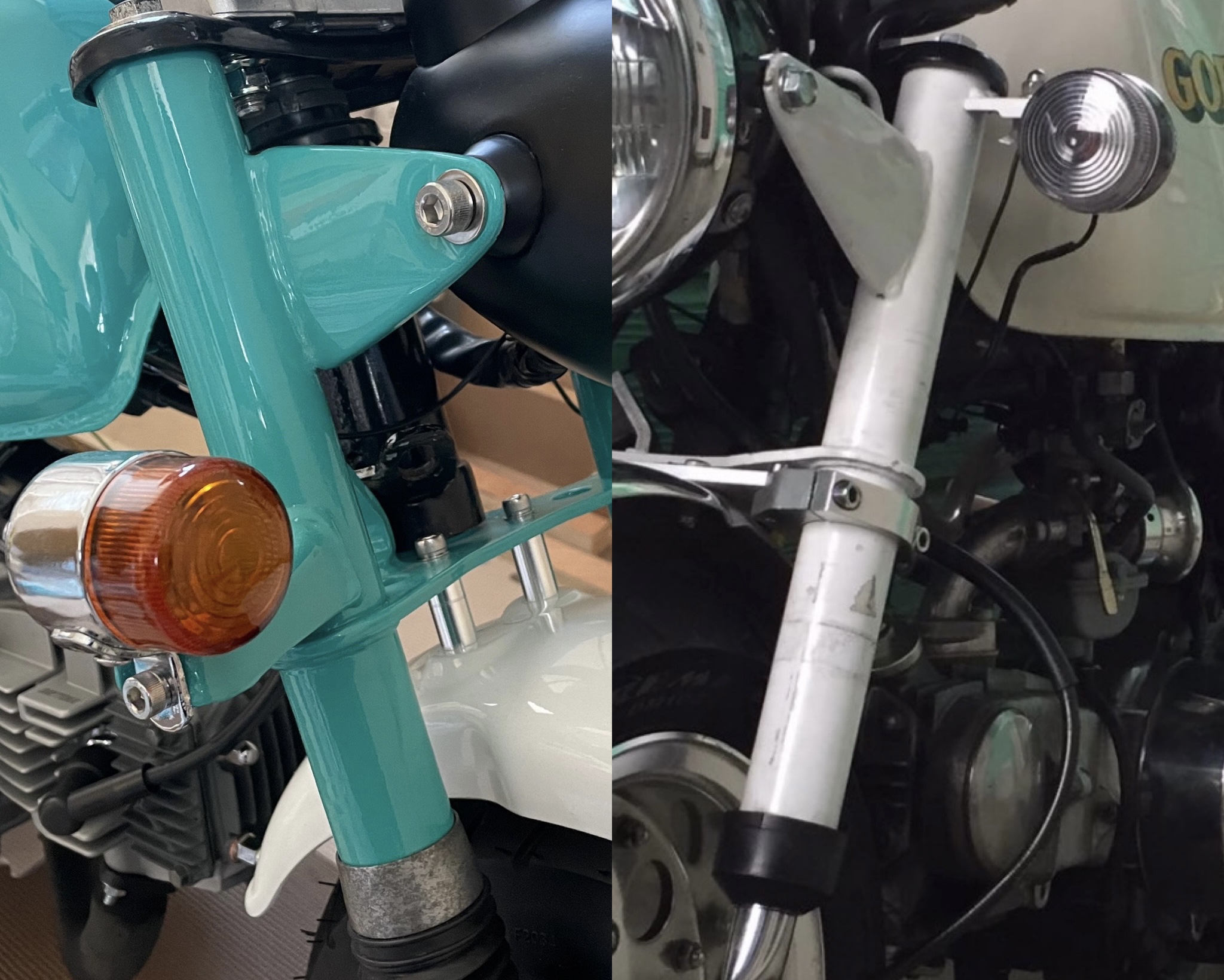 （正規品）田中商会 モンキー モンキー用ノーマルルックディスクブレーキキット タイプ：440mm（ショート） Sea Tac バイク